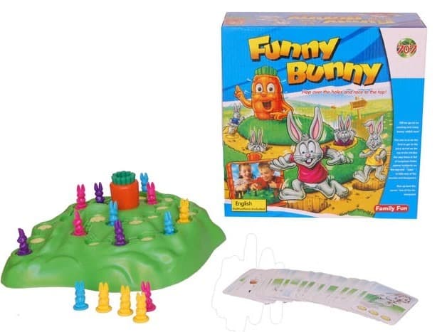 תחרות ארנבים משוך בגזר- משחק קופסא לילדים