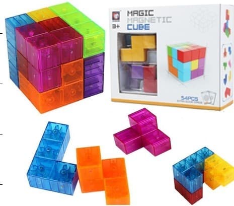 קובית מגנט הקסם 54 חלקים