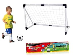 שער כדורגל ענק 121 ס"מ איכותי כולל כדור ומשאבה