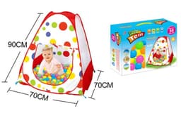 אוהל כדורים 90 ס"מ כולל 50 כדורים