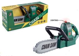 מסור סוללות ירוק כולל אורות ומוזיקה