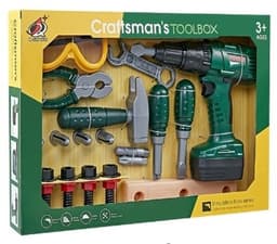 סט מברגה חשמלית וכלי עבודה 18 חלקים