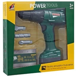 מברגה חשמלית כולל ברגים וסרגל