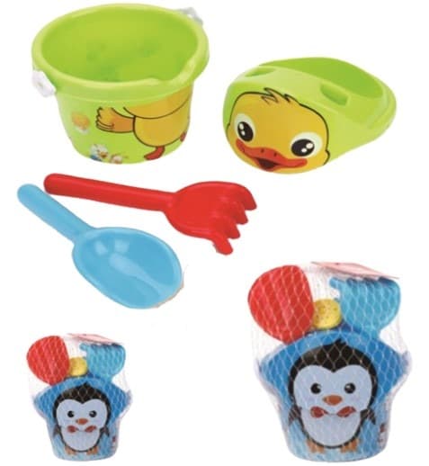 דלי חיות כולל כף ומגרפה