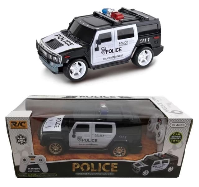 מכונית המר משטרה שלט איכותי 4 כיוונים