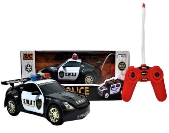 מכונית משטרה שלט איכותי 4 כיוונים