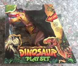 דינוזאור טי רקס אורות ומוזיקה