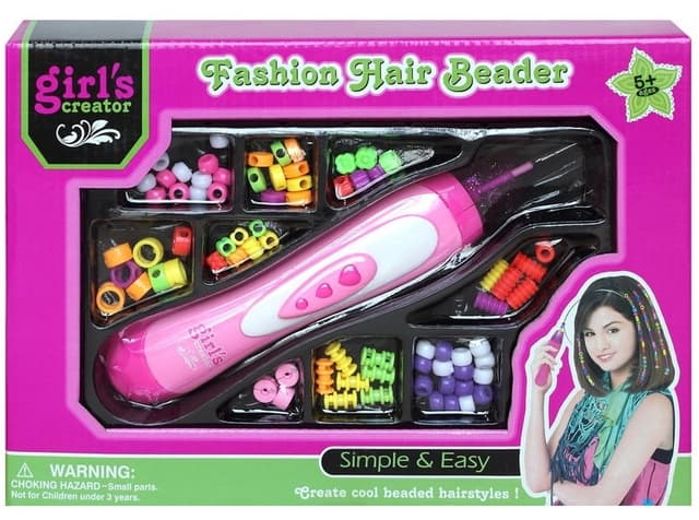 ערכה להכנת צמות חרוזים לשיער