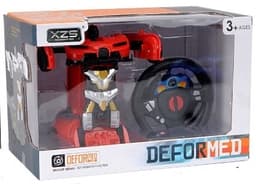 מכונית רובוט שלט הגה גודל 20 ס"מ בקופסת חלון 27 ס"מ