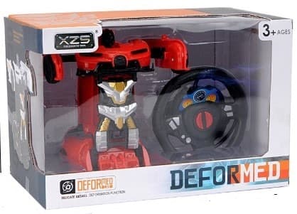 מכונית רובוט שלט הגה גודל 20 ס"מ בקופסת חלון 27 ס"מ