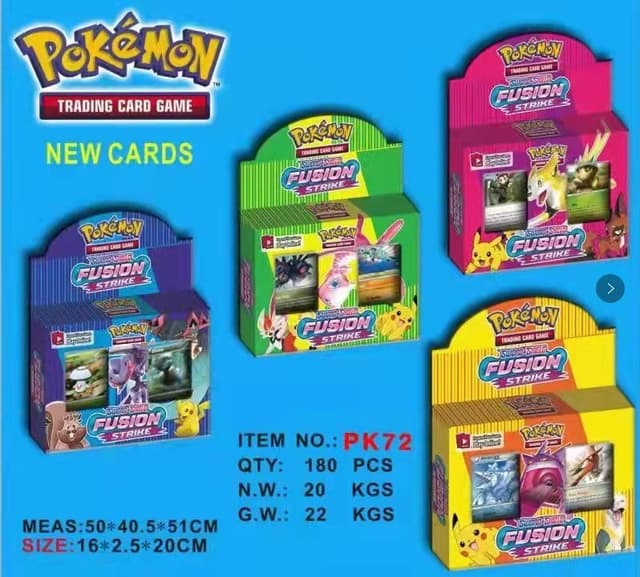 פוקימון קלפים 56 יחידות