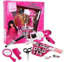 סט טיפוח ספרית כולל פן חשמלי מספריים ואביזרים 8 חלקים