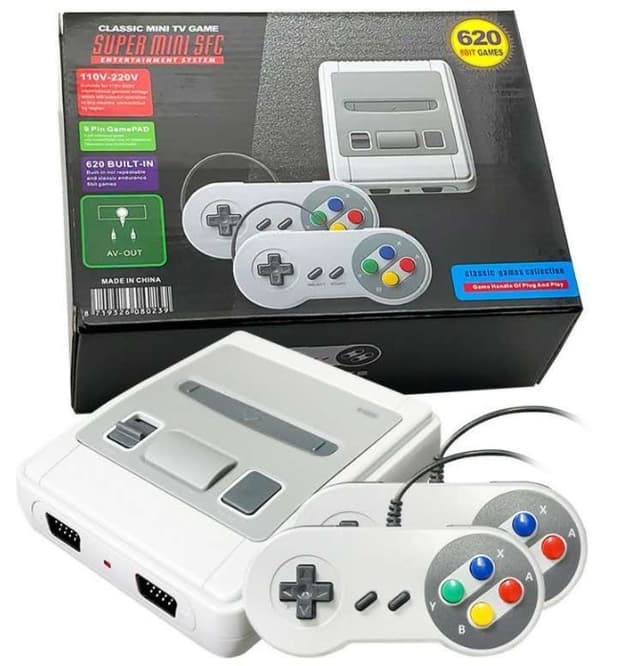 מגסון 620 משחקים כולל 2 שלטים מתאם טלוויזיה ומטען