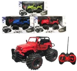 ג'יפ רנגלר שלט דלתות נפתחות מהשלט 4 כיוונים גודל 28 ס"מ כולל מטען USB