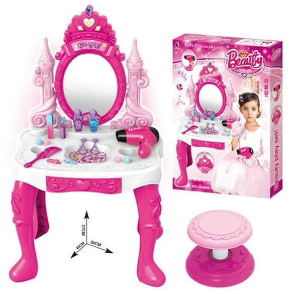 מעמד טיפוח טירה גודל 77 ס"מ כולל כסא ואביזרים