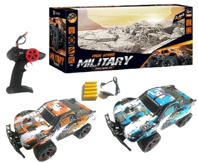 מכונית מרוץ מהירה 20 קמש 4 כיוונים גודל 37 ס"מ כולל ומטען