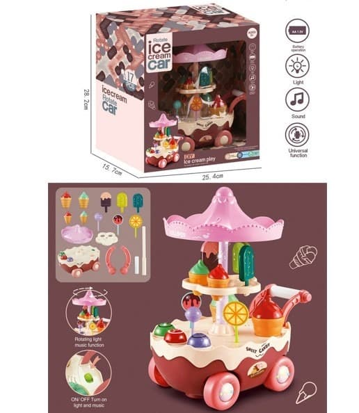 עגלת מכירת גלידה וארטיקים