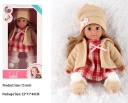 בובה איכותית עם בגדי חורף דגם 2