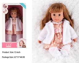 בובה איכותית עם בגדי חורף דגם 3