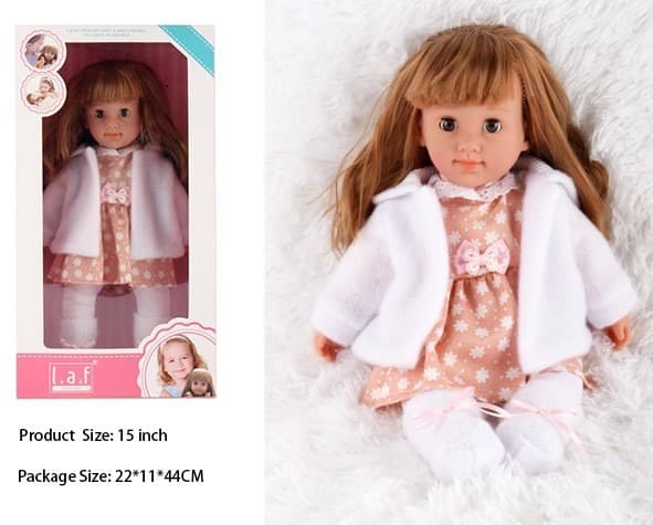 בובה איכותית עם בגדי חורף דגם 3