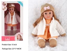 בובה איכותית עם בגדי חורף דגם 4