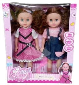 זוג תאומות גודל 14 אינץ כולל מוזיקה