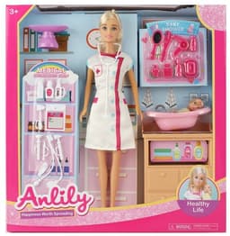בובת ANLILY רופאה כולל אביזרים