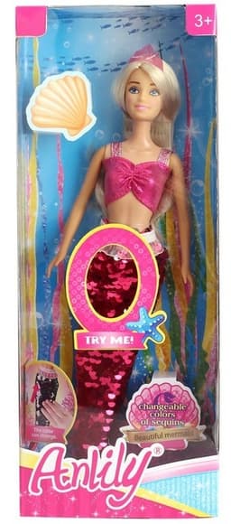 בובת ANLILY בתך הים פאייטים