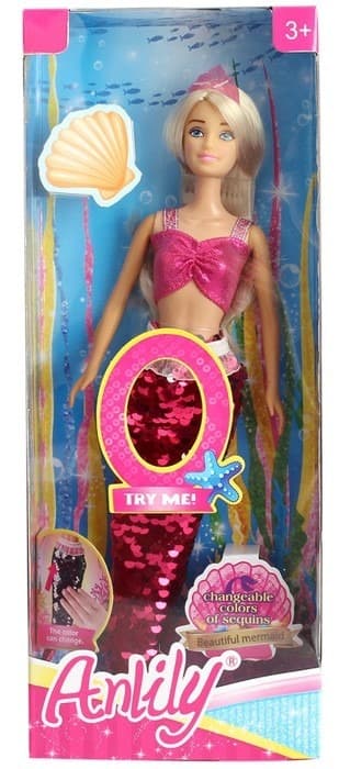 בובת ANLILY בתך הים פאייטים