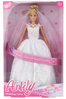 בובת ANLILY שמלת כלה