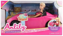 בובת ANLILY עם רכב ספורט