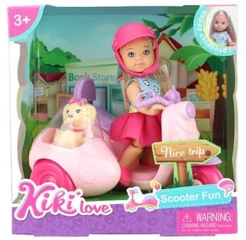 בובת קיקי לאב קטנוע וכלב
