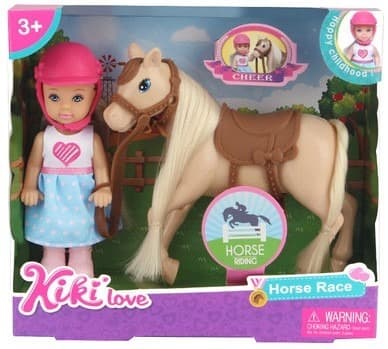 בובת קיקי לאב עם סוס
