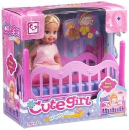 בובת קיקי לאב עם מיטה