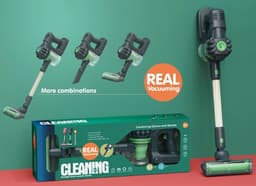 שואב אבק טייסון חשמלי לילדים בצבע ירוק