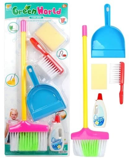 ערכת ניקיון כוללת מטאטא ויאה