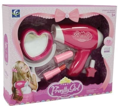 ערכת טיפוח 5 חלקים כולל פן חשמלי מראה ואביזרי טיפוח