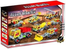 הרכבות מתכת מכוניות עבודה 195 חלקים 1/7