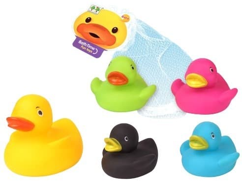 מצפצפים לאמבטיה ברווזונים 5 יחידות ברשת