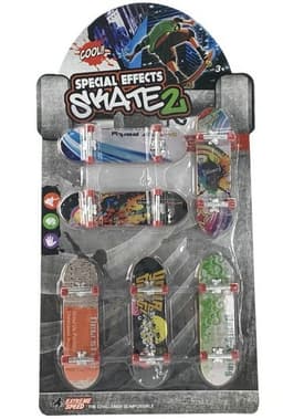 סקייטבוארד אצבעות 6 יחידות