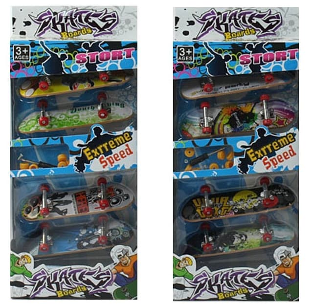 סקייטבוארד אצבעות 4 יחידות