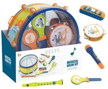 כלי נגינה חיות 9 חלקים