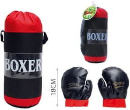 שק אגרוף BOXER גודל 35 ס"מ כולל זוג כפפות
