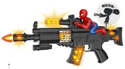 רובה M-16 עכביש כולל אורות ומוזיקה