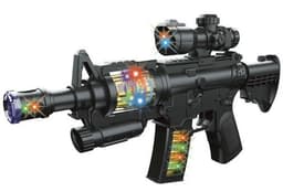 רובה M-16 כולל אורות ומוזיקה