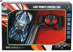 מכונית שלט אורות לד 4 כיוונים גודל 17 ס"מ בקופסת מזוודה 34 ס"מ