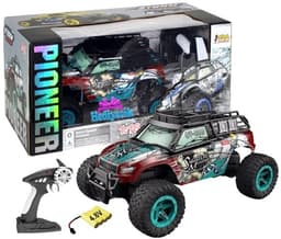 מכונית שלט ג'יפ טויוטה מהירה נוסעת 20 קמ"ש 4 כיוונים גודל 30 ס"מ כולל מטען USB