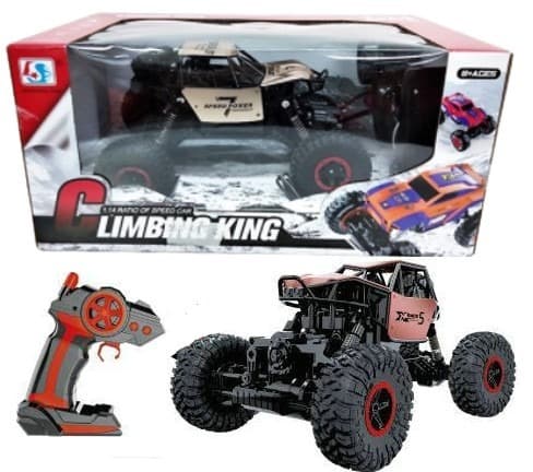 מכונית באגי מתכת שלט מטפס 4 כיוונים גודל 27 ס"מ כולל מטען USB