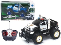 ג'יפ טנדר משטרה שלט 4 כיוונים גודל 1:16 כולל מטען USB