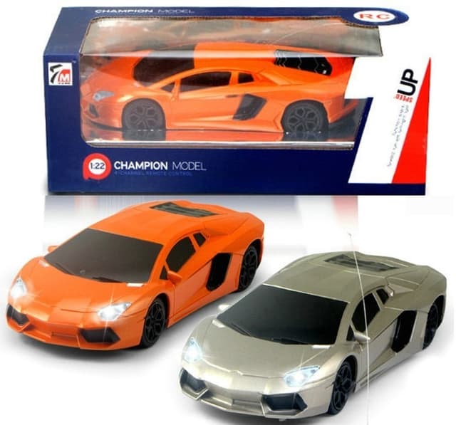 מכונית שלט CHAMPION דגם למבורגיני 4 כיוונים גודל 1:22